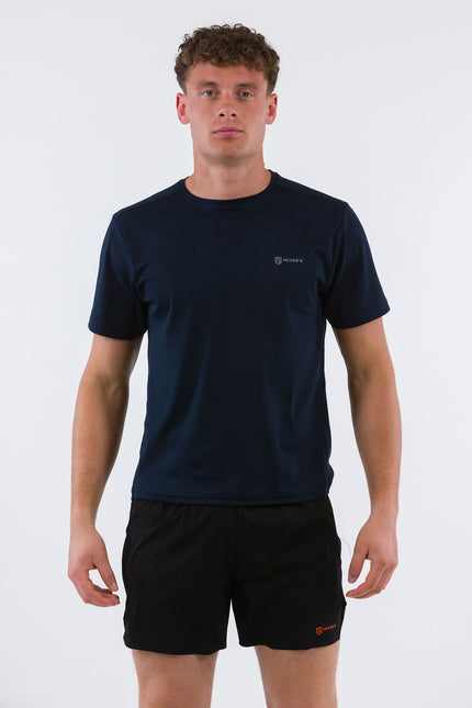 LONGE UOMO T-SHIRT MEZZA MANICA IN MESH