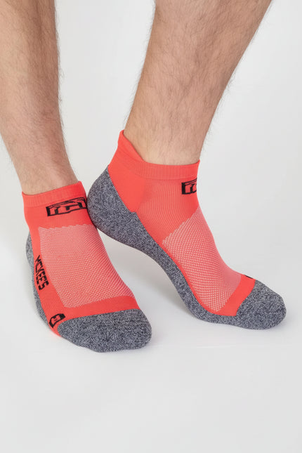 EVEN RED FLUO/BLACK CALZINO DA RUNNING - BOX ASS. 6 PZ