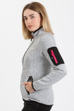 CANZOI DONNA GIACCA  FULL ZIP KNIT POLAR
