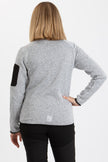 CANZOI DONNA GIACCA  FULL ZIP KNIT POLAR