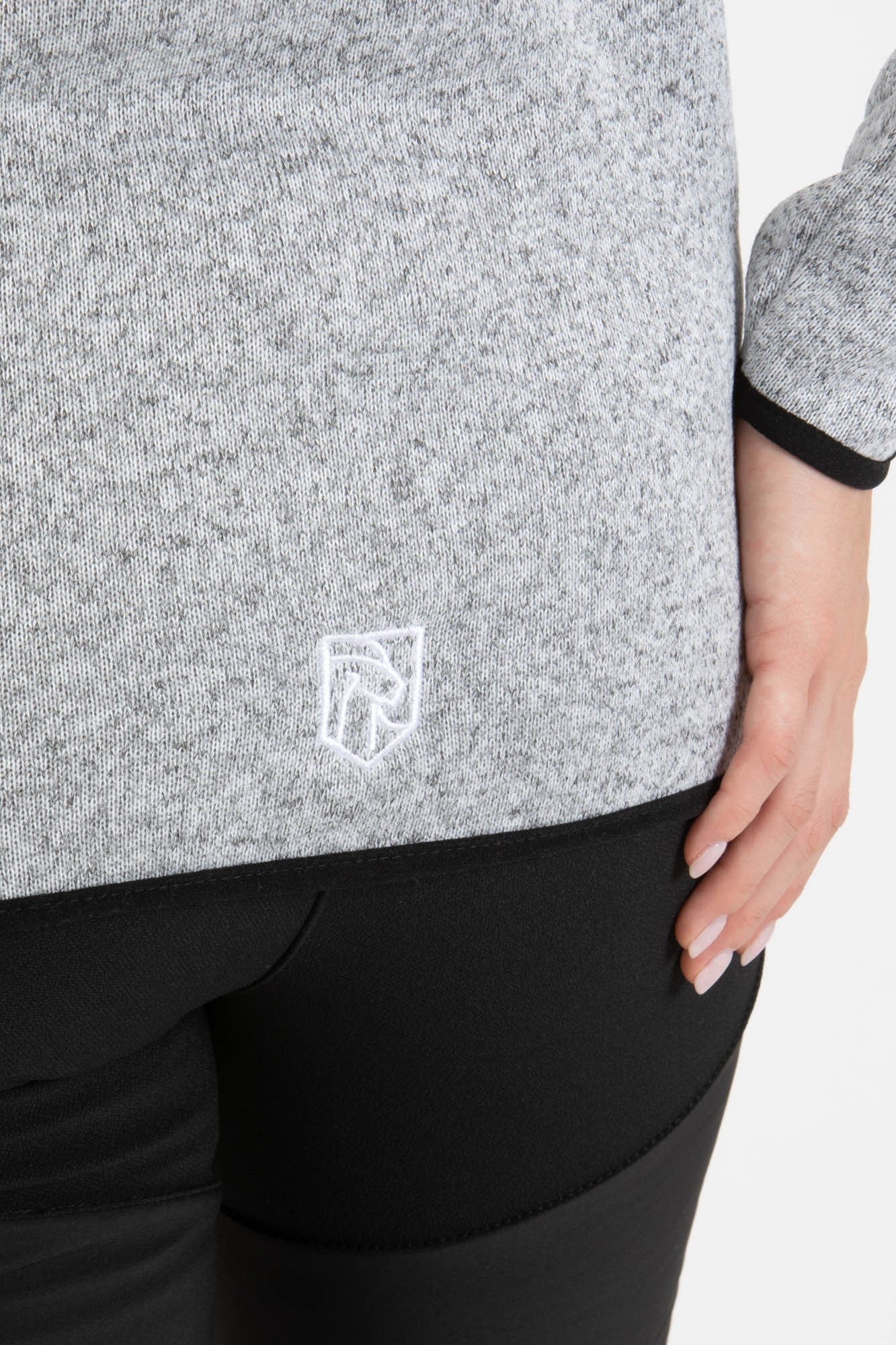 CANZOI DONNA GIACCA  FULL ZIP KNIT POLAR