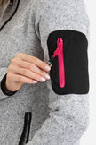CANZOI DONNA GIACCA  FULL ZIP KNIT POLAR