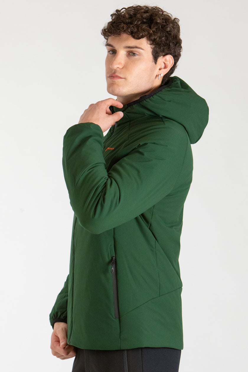 ALPINE UOMO GIACCA IMBOTTITA CON CAPPUCCIO