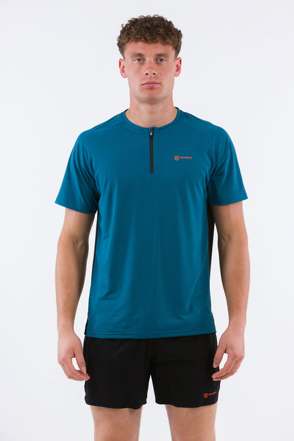 AMARANTO UOMO T-SHIRT M/M MEZZA ZIP (BOX ASS. 10 PZ)