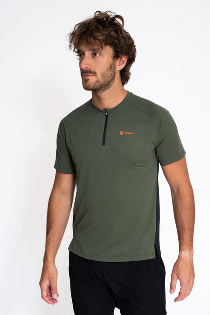 AMARANTO UOMO T-SHIRT M/M MEZZA ZIP (BOX ASS. 10 PZ)