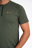 AMARANTO UOMO T-SHIRT M/M MEZZA ZIP - (BOX ASS. 10 PZ)