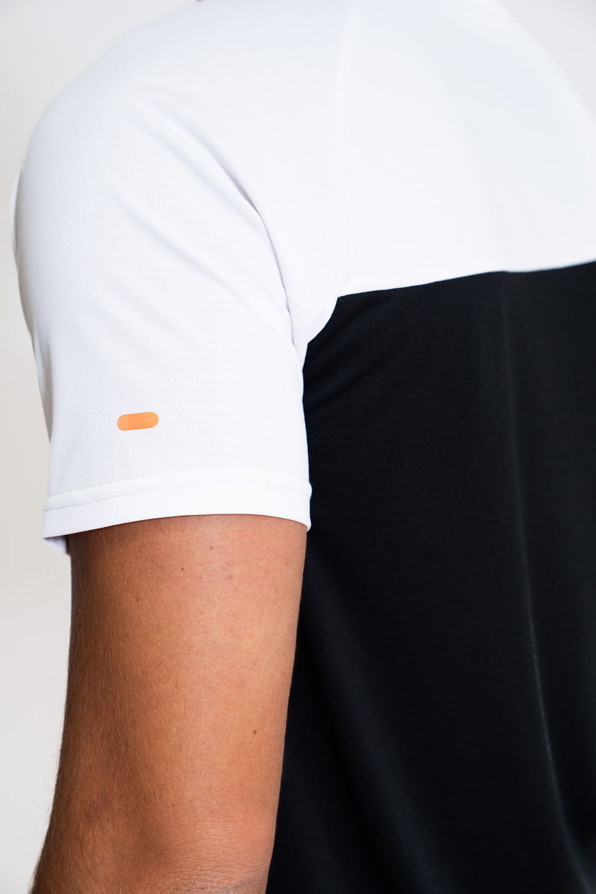 AMARANTO UOMO T-SHIRT M/M MEZZA ZIP - (BOX ASS. 10 PZ)