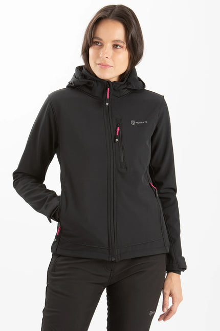 ARLARA DONNA GIACCA IN SOFT SHELL CON CAPPUCCIO