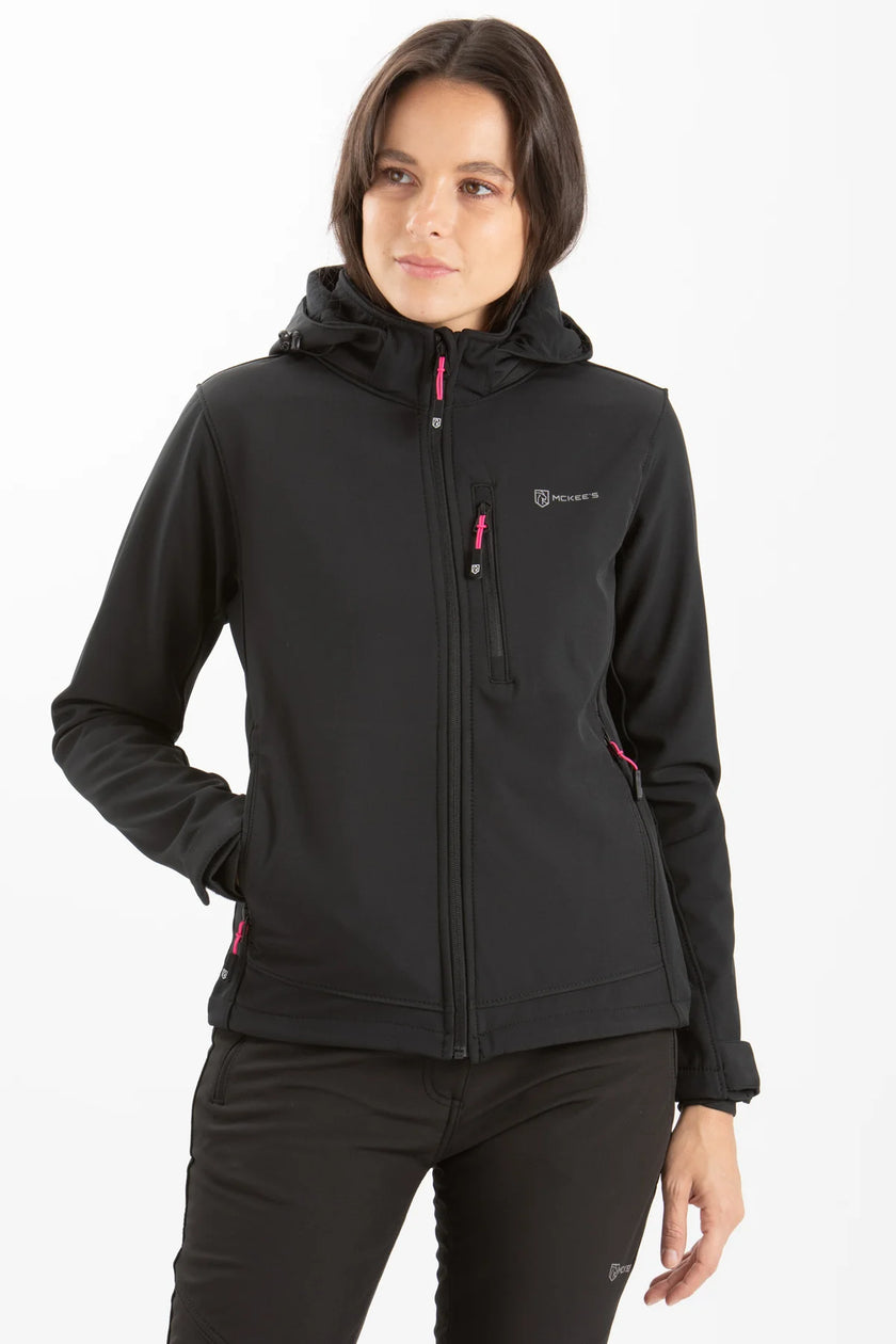 ARLARA DONNA GIACCA IN SOFT SHELL CON CAPPUCCIO