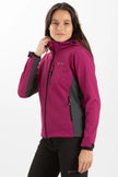 ARLARA DONNA GIACCA IN SOFT SHELL CON CAPPUCCIO