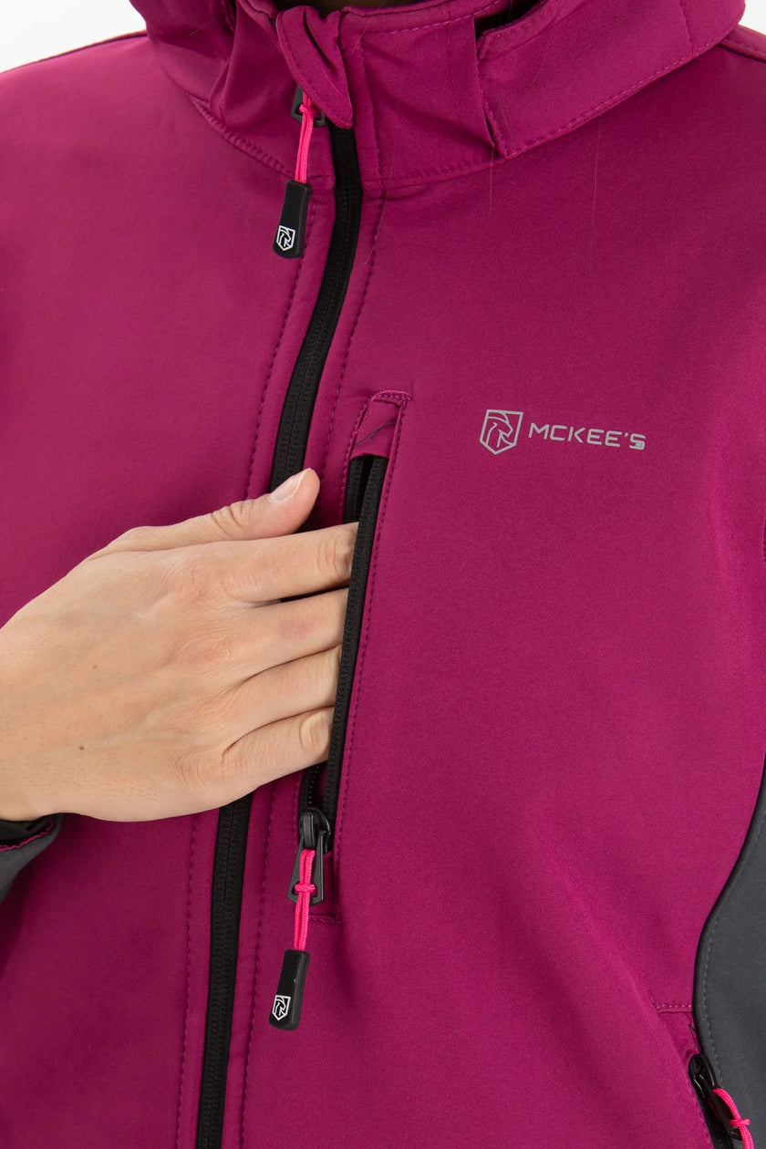 ARLARA DONNA GIACCA IN SOFT SHELL CON CAPPUCCIO