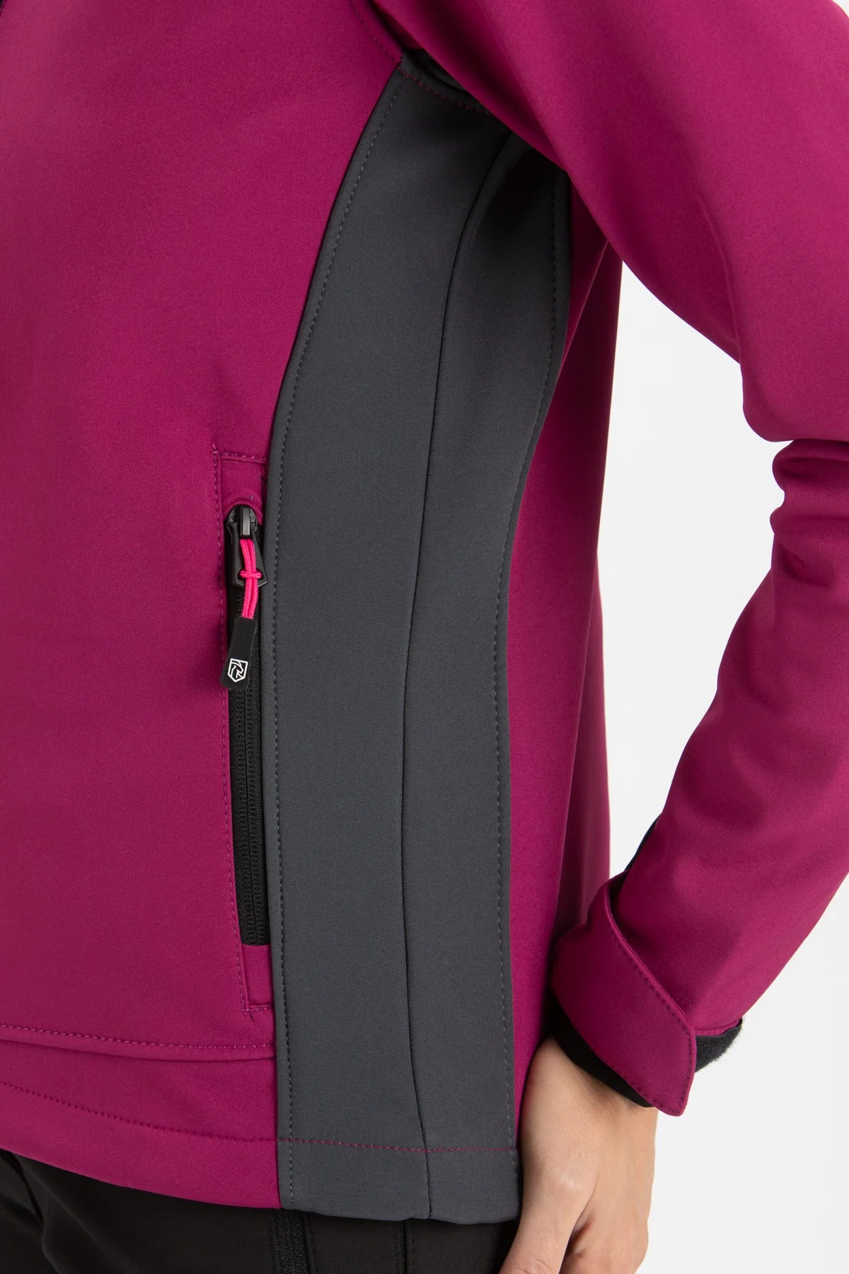 ARLARA DONNA GIACCA IN SOFT SHELL CON CAPPUCCIO