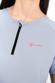 ARTEMISIA DONNA T-SHIRT M/M MEZZA ZIP - BOX ASS. 10 PZ