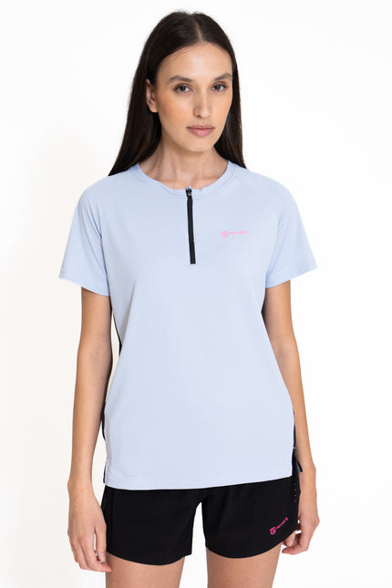 ARTEMISIA DONNA T-SHIRT M/M MEZZA ZIP (BOX ASS. 10 PZ)