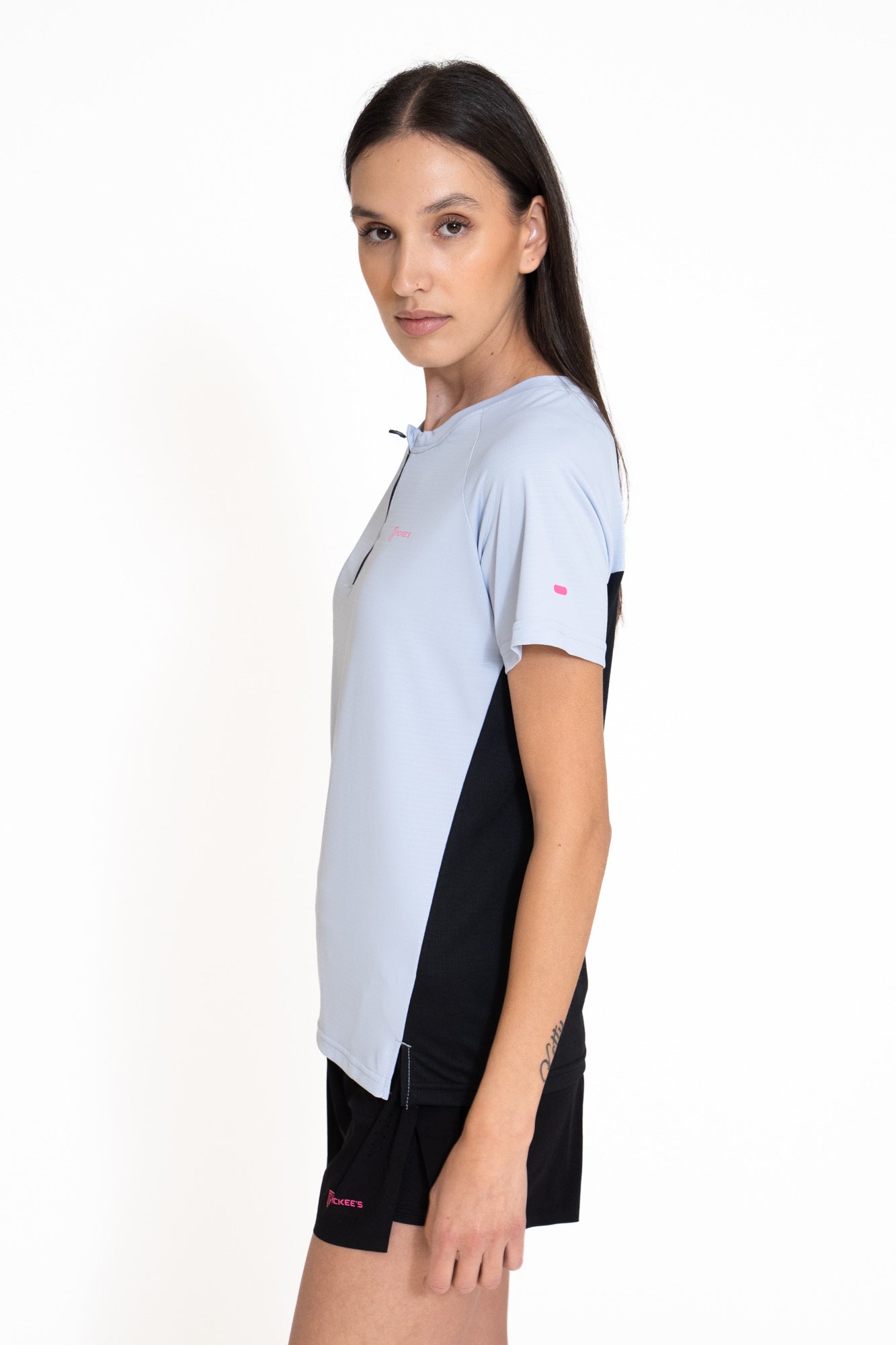 ARTEMISIA DONNA T-SHIRT M/M MEZZA ZIP - BOX ASS. 10 PZ