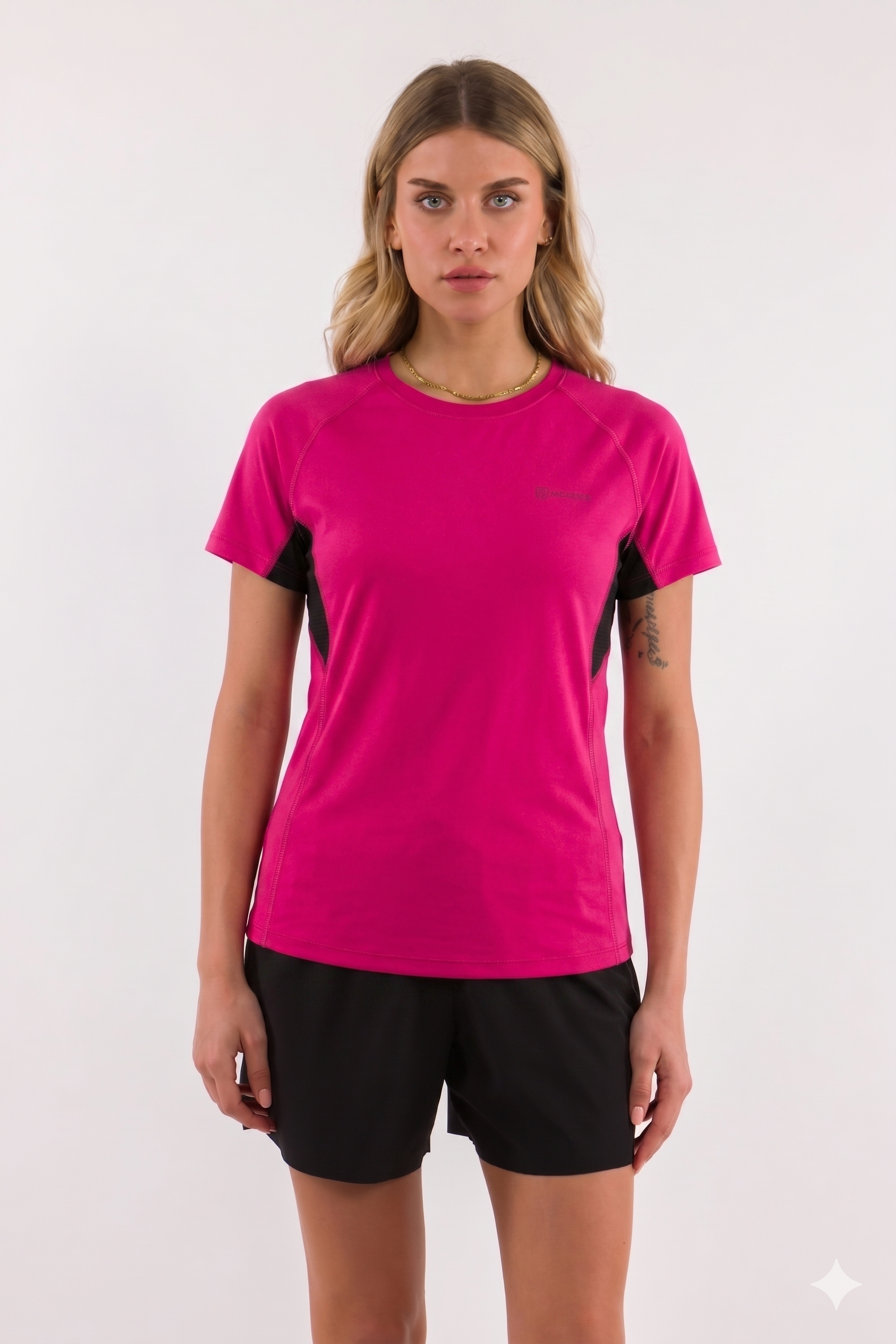 BERNADETTE 2.0 DONNA T-SHIRT MEZZA MANICA IN WAFFLE MESH - (BOX ASS. 8 PZ)