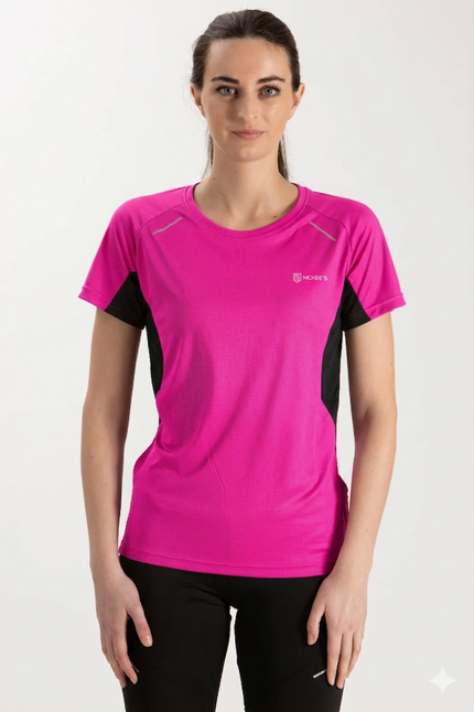 BERNADETTE DONNA T-SHIRT M/M JAQUARD WAFFLE MESH (BOX ASS. 10 PZ)