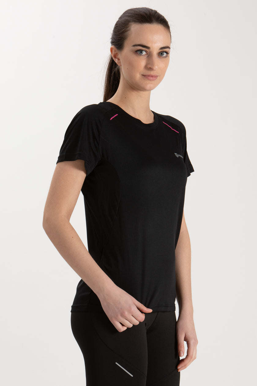 BERNADETTE DONNA T-SHIRT M/M JAQUARD WAFFLE MESH - BOX ASS. 10 PZ