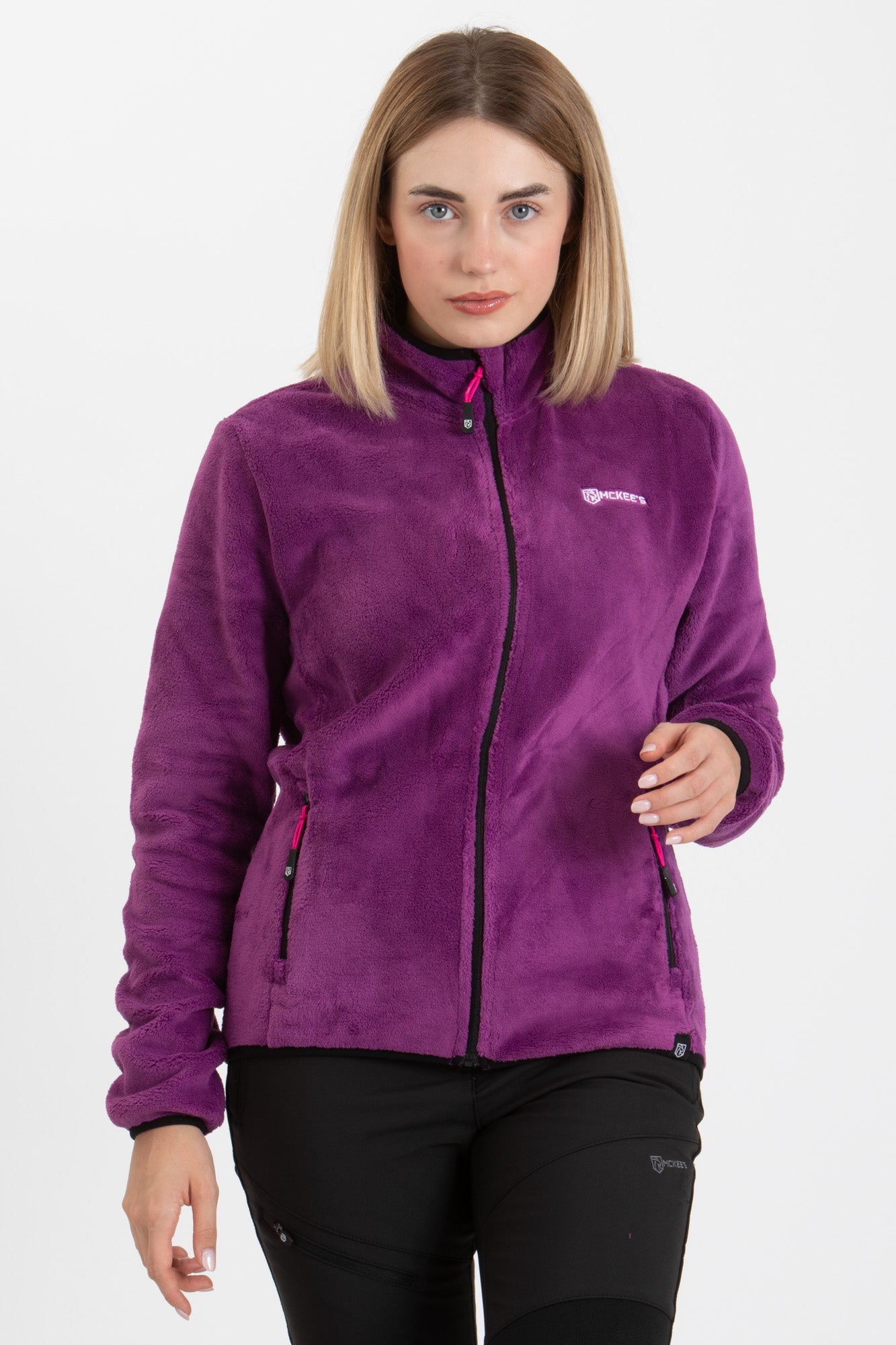 CIVETTA DONNA GIACCA FULL ZIP FLANNEL CORAL