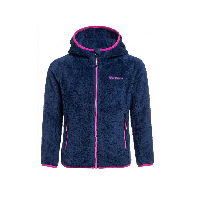CORA BAMBINA GIACCA CON CAPPUCCIO IN CORAL - (BOX ASS. 8 PZ)