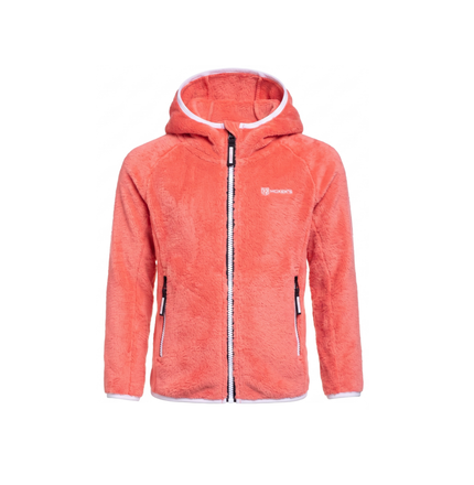 CORA BAMBINA GIACCA CON CAPPUCCIO IN CORAL - (BOX ASS. 8 PZ)