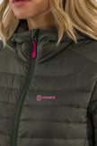CHAMONIX DONNA GIACCA CON CAPPUCCIO IN PIUMA ULTRA LEGGERA