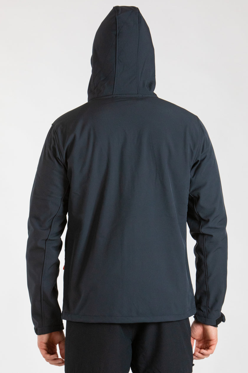 DRY UOMO GIACCA IN SOFT SHELL CON CAPPUCCIO