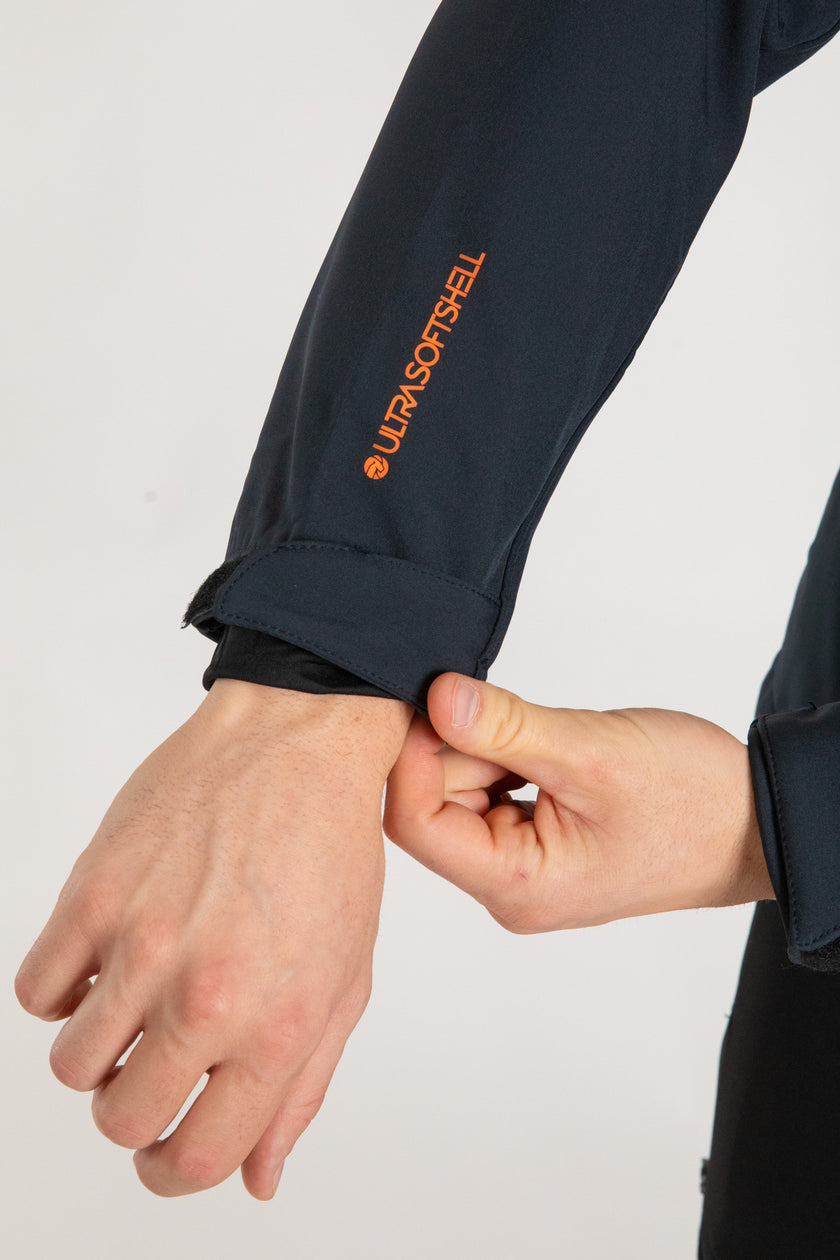 DRY UOMO GIACCA IN SOFT SHELL CON CAPPUCCIO
