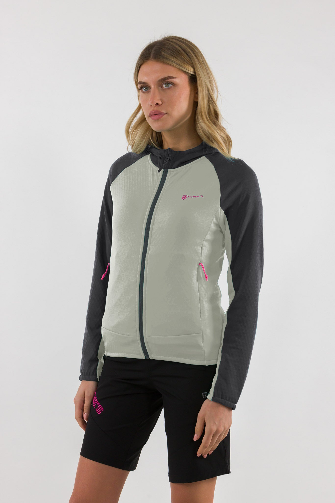 2027-ERRA DONNA GIACCA FULL ZIP CON CAPPUCCIO