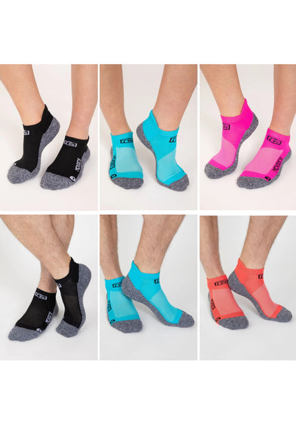 EVEN UNISEX CALZINO DA RUNNING - BOX ASS. 36 PZ (6 COLORI)