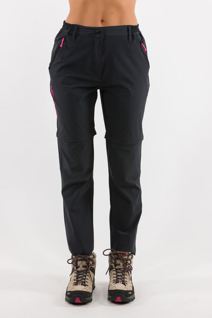 FODARA PANTALONE TREKKING ZIP OFF DONNA