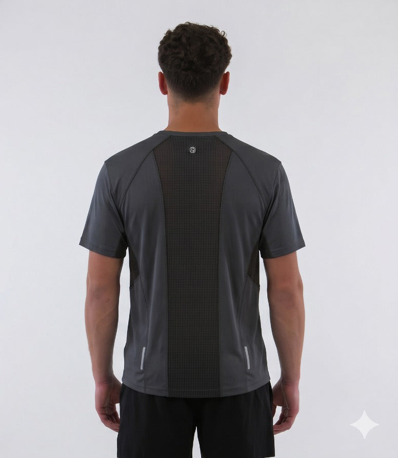 AXTEN 2.0 UOMO T-SHIRT MEZZA MANICA IN SQUARED MESH - (BOX ASS. 8 PZ)