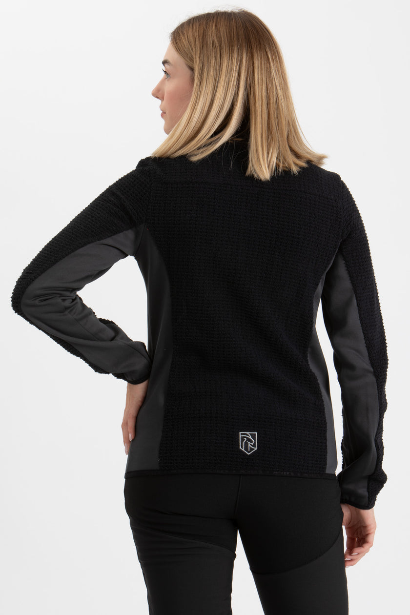 HOPE DONNA GIACCA CON ZIP IN PILE STRUTTURATO