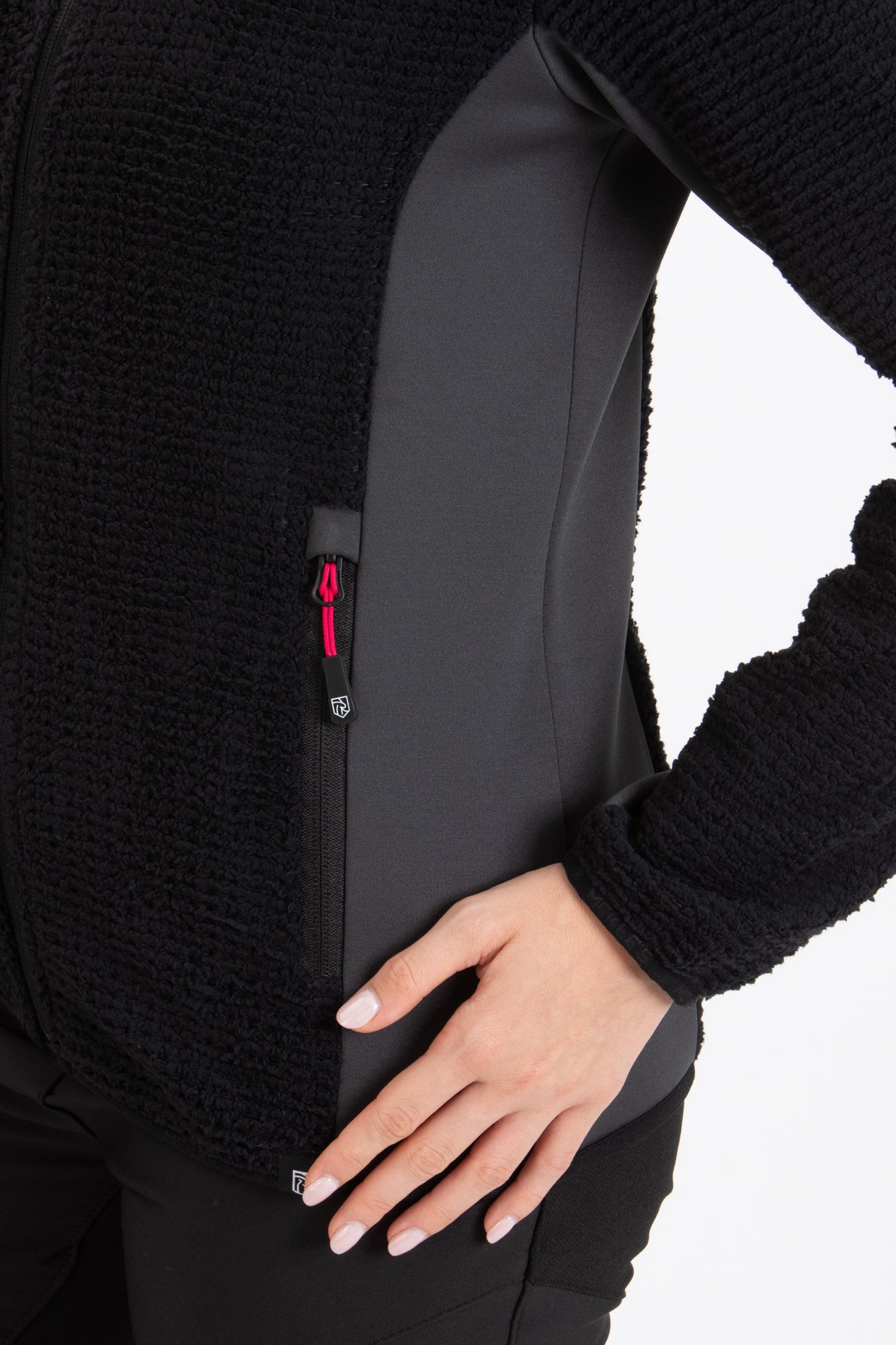 HOPE DONNA GIACCA CON ZIP IN PILE STRUTTURATO