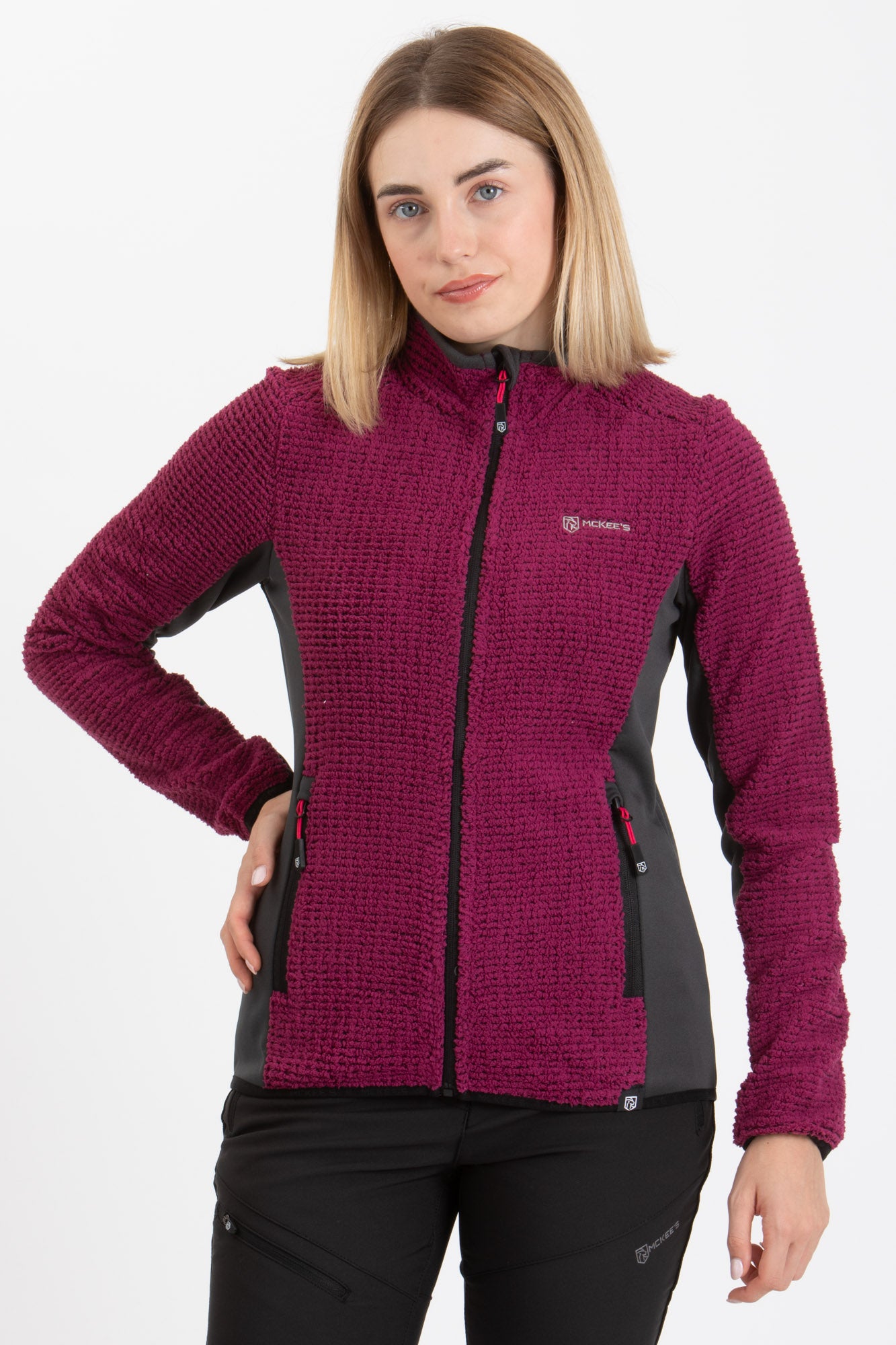 HOPE DONNA GIACCA CON ZIP IN PILE STRUTTURATO