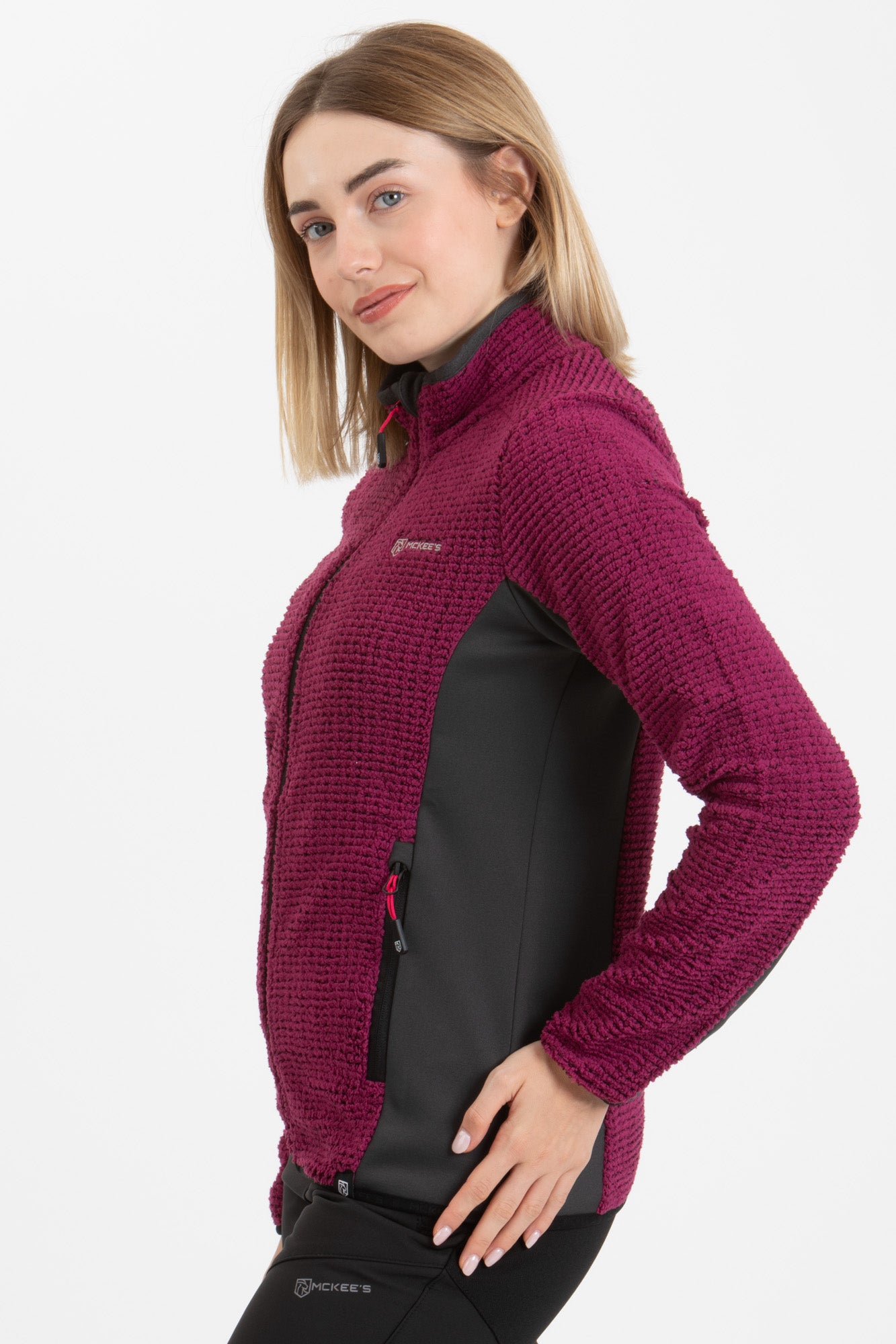 HOPE DONNA GIACCA CON ZIP IN PILE STRUTTURATO