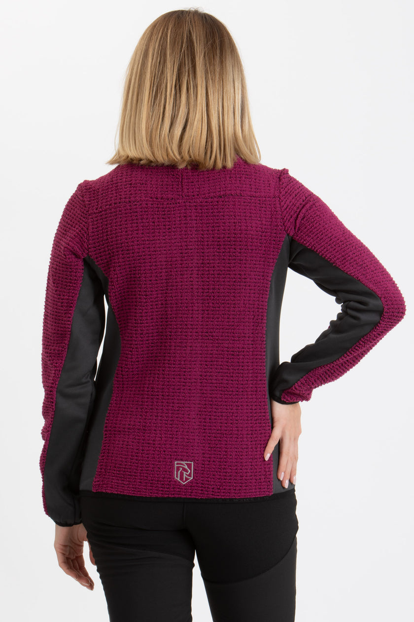 HOPE DONNA GIACCA CON ZIP IN PILE STRUTTURATO