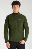HYDER UOMO GIACCA MEZZA ZIP IN MICROPILE