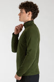 HYDER UOMO GIACCA MEZZA ZIP IN MICROPILE