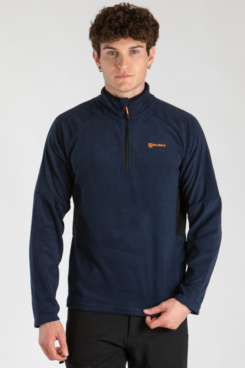 HYDER UOMO GIACCA MEZZA ZIP IN MICROPILE