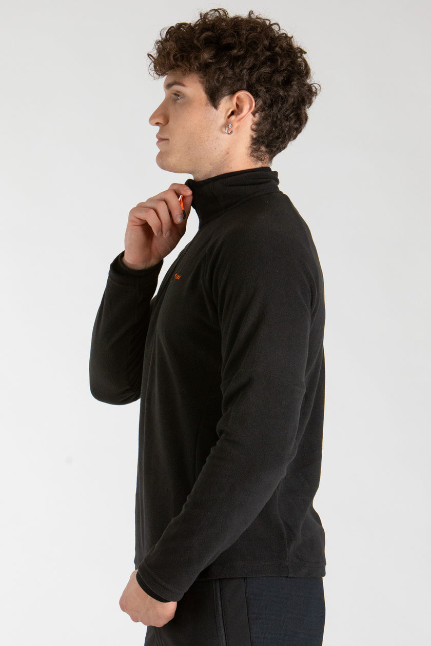 HYDER UOMO GIACCA MEZZA ZIP IN MICROPILE