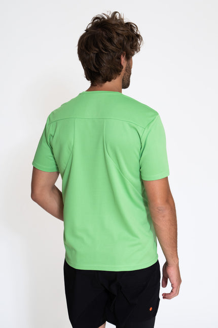 LONGE UOMO T-SHIRT MEZZA MANICA IN MESH