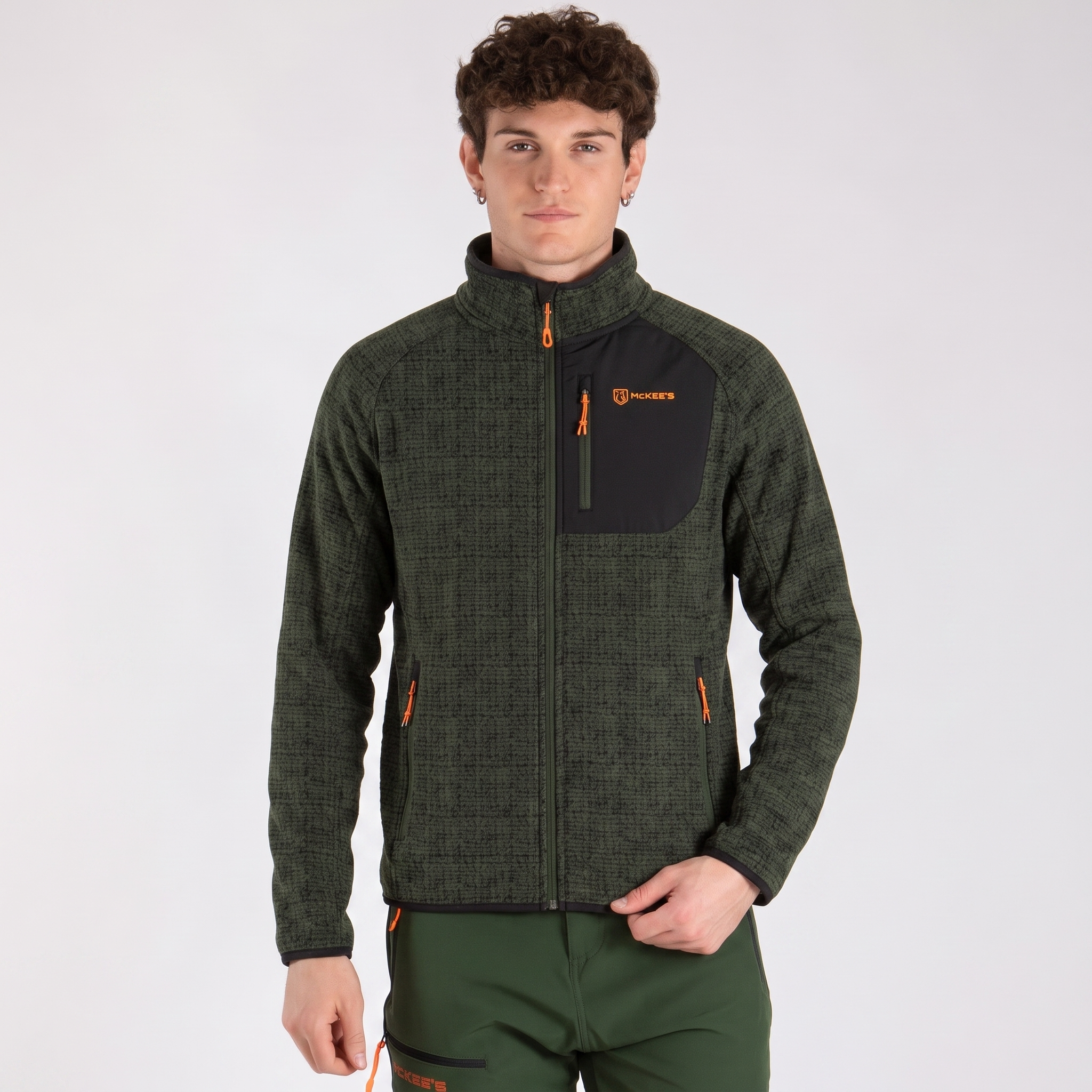 MILTON UOMO GIACCA CON ZIP IN PILE STRUTTURATO
