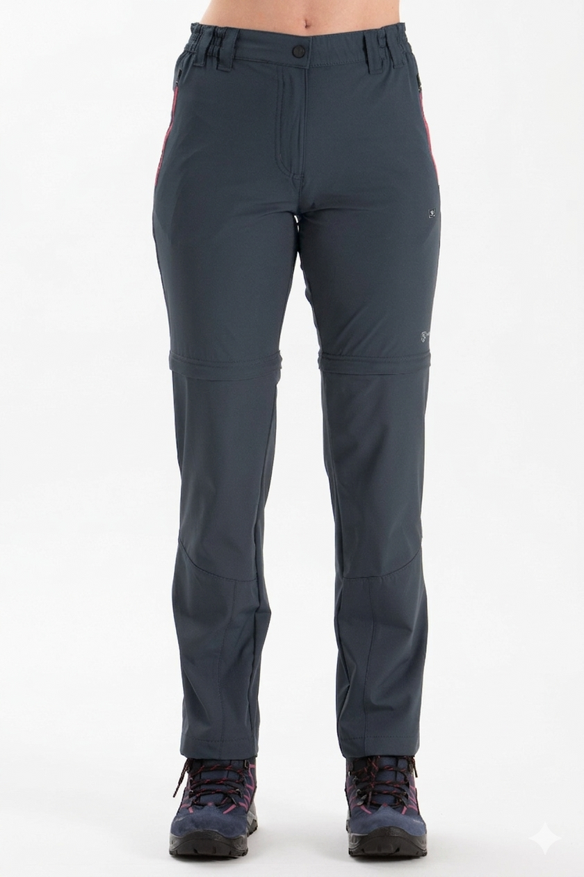 MONVISA ZIP OFF DONNA PANTALONE TREKKING LUNGO