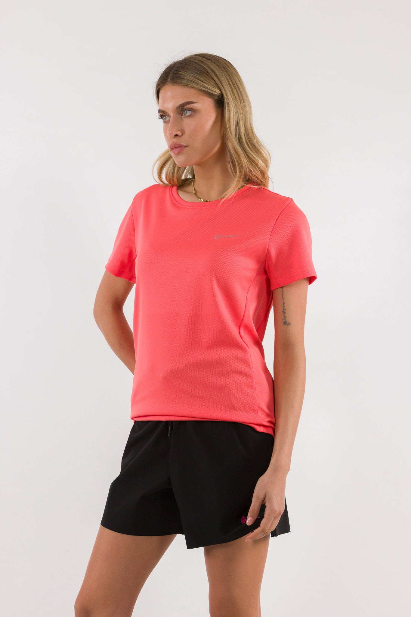 PRUSIK DONNA T-SHIRT MEZZA MANICA IN MESH - BOX ASS. 10 PZ