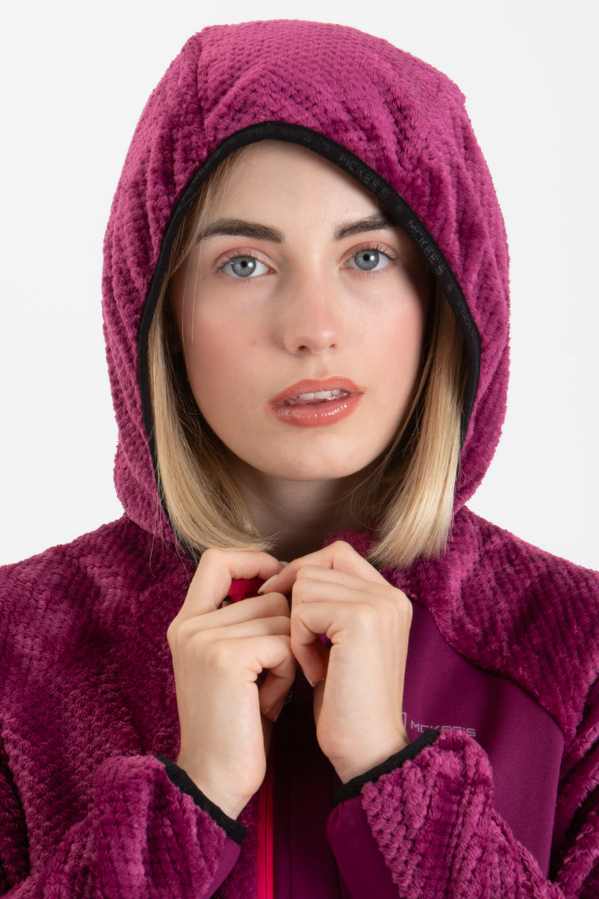 RAISSA DONNA GIACCA CON CAPPUCCIO IN PELLICCIA