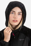 RAISSA DONNA GIACCA CON CAPPUCCIO IN PELLICCIA