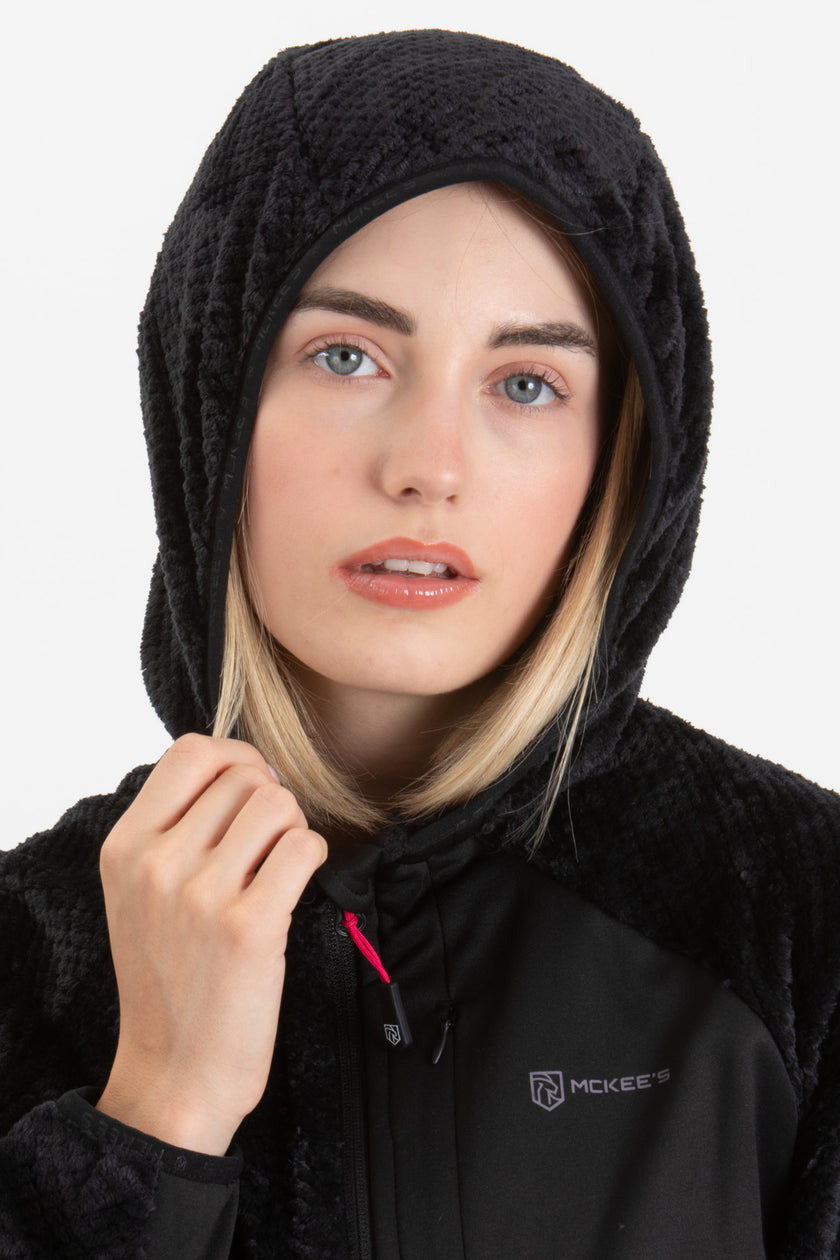 RAISSA DONNA GIACCA CON CAPPUCCIO IN PELLICCIA