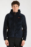 ROWAN UOMO PELLICCIA RIGATA CON CAPPUCCIO