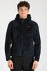 ROWAN UOMO PELLICCIA RIGATA CON CAPPUCCIO